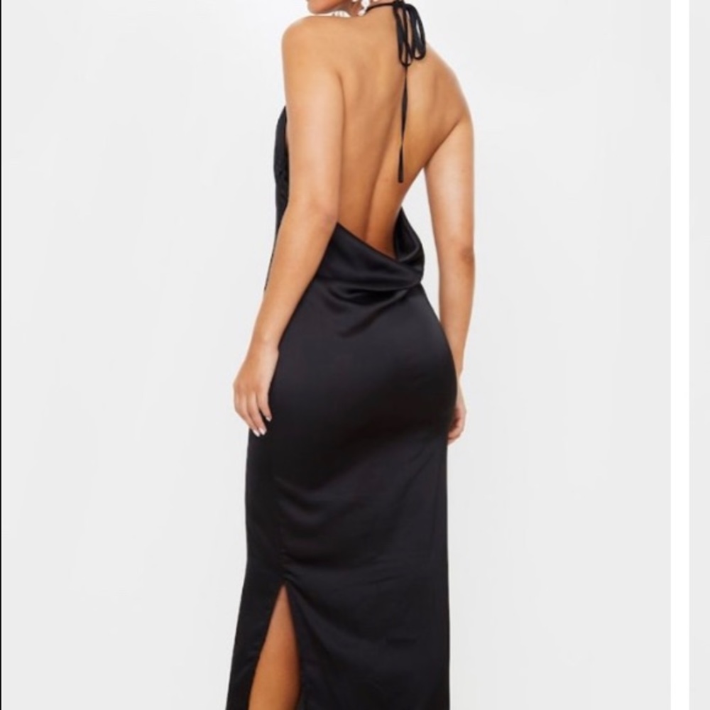 Black Halter neck Maxi Dress 💣💣